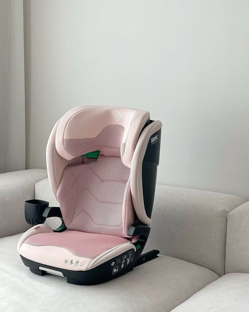 Ghế Ô Tô Booster SEEC Max i-Size Junior Màu Hồng