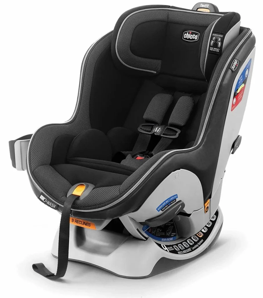Ghế Ngồi Ô Tô Chicco NextFit Zip Convertible Car Seat – Corvus: Đệm Khóa Kéo Tiện Lợi, Bảo Vệ Bé Toàn Diện