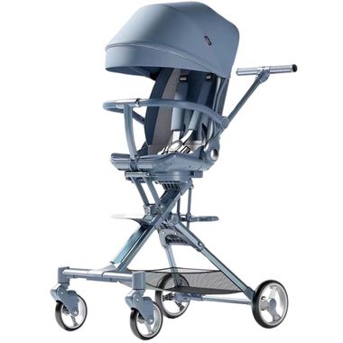 Xe Đẩy Cao Cấp Playkids X6-3: Thiết Kế Xoay 360 Độ Và Tựa Lưng Bảo Vệ Cột Sống Cho Bé