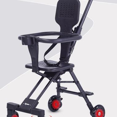 Xe Đẩy Siêu Nhẹ Một Chiều Kinlee S-888 Màu Đen: Tiện Lợi Cho Mọi Chuyến Đi
